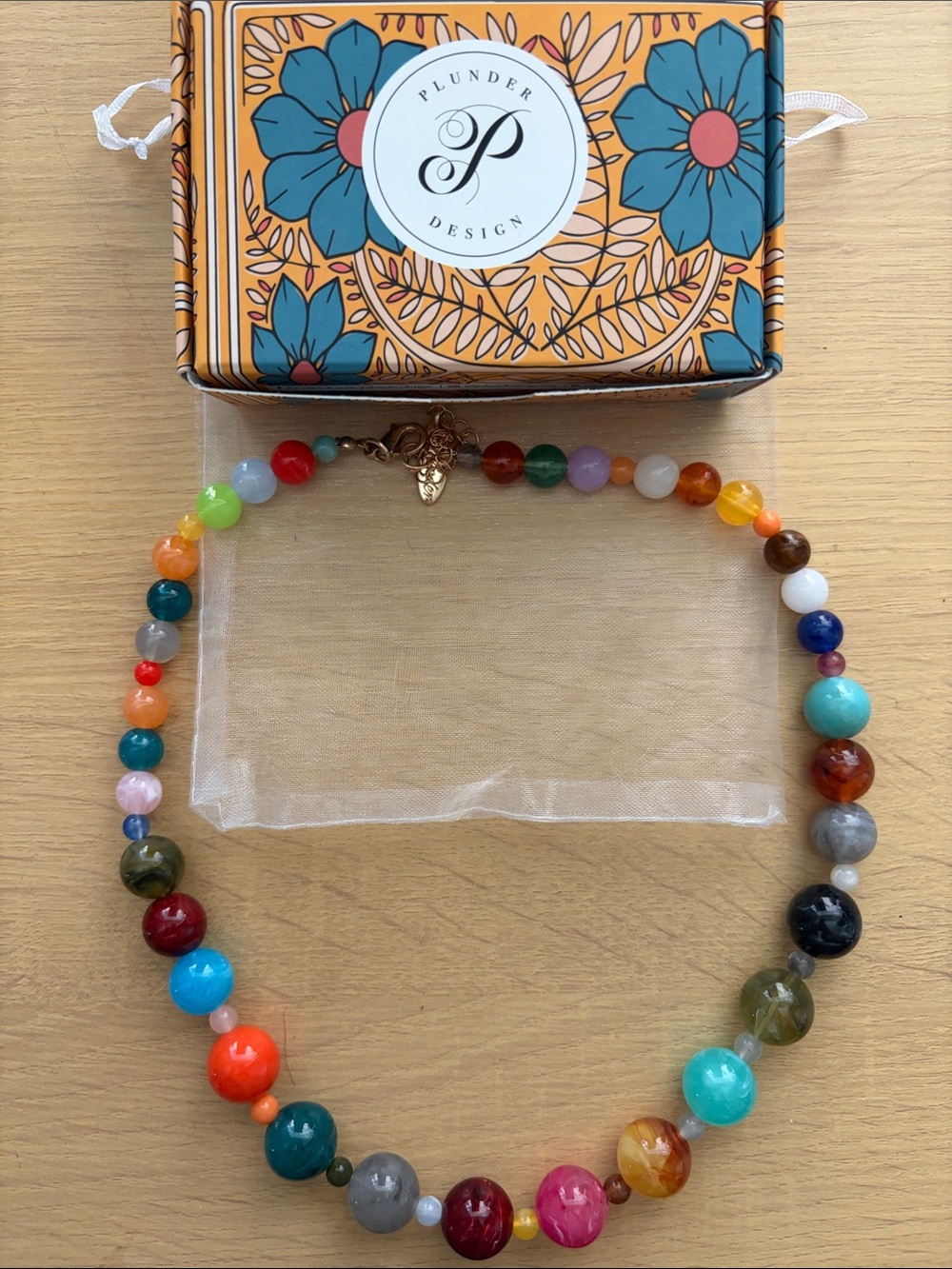 Primark Multicolor Bead Necklace - Bright Rainbow Beads